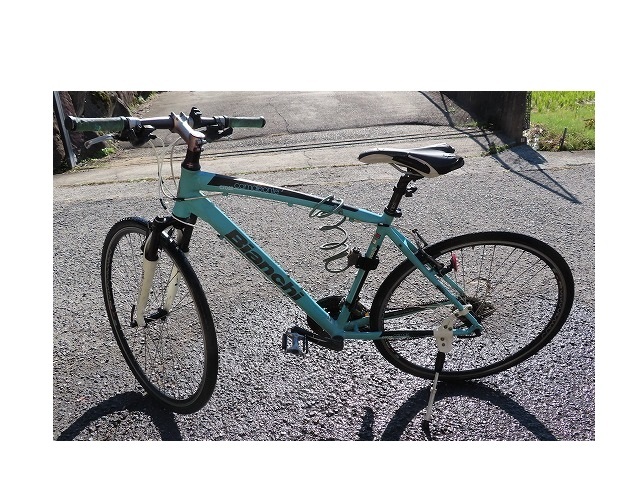 Z☆Bianchi ビアンキ cross camaleonte アルミフレーム 700×32C 3×8 24段変速ギア_画像1