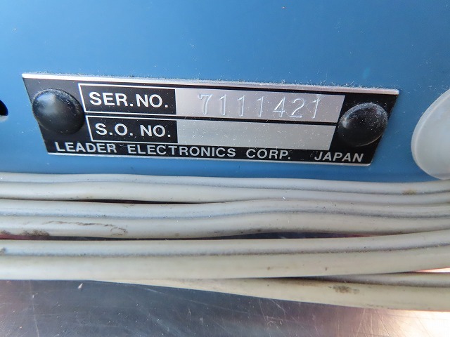 K☆LEADER LMV-181A AC MILLIVOL METER ◎通電OK_画像5