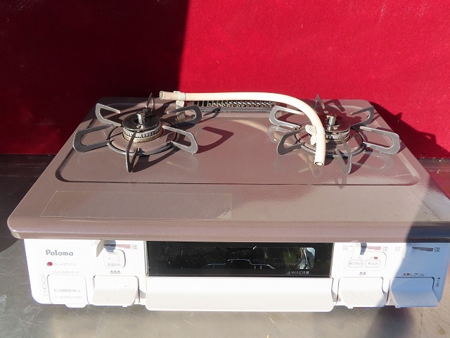 T☆パロマ IC-N86BHA-L　都市ガス用　12A　13A　18・03　コンロ　魚焼きグリル_画像2