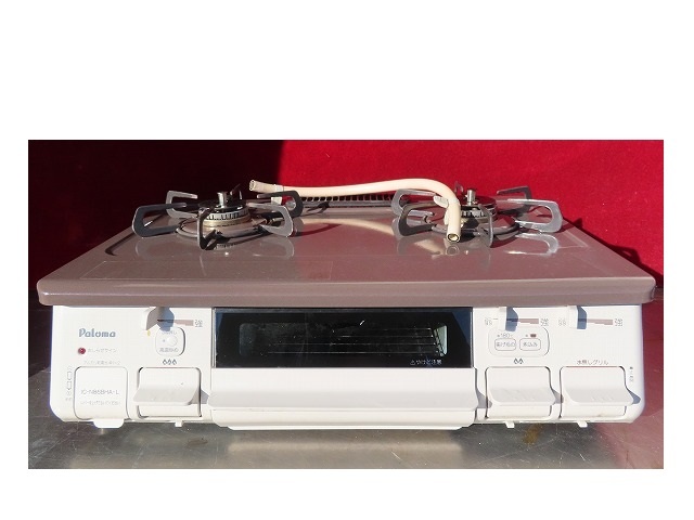 T☆パロマ IC-N86BHA-L　都市ガス用　12A　13A　18・03　コンロ　魚焼きグリル_画像1