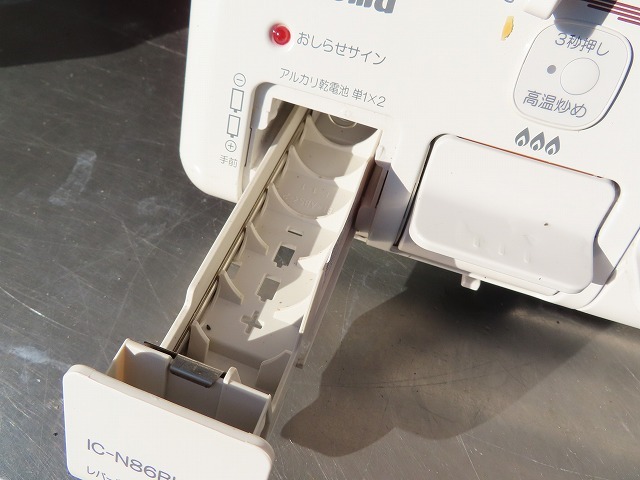 T☆パロマ IC-N86BHA-L　都市ガス用　12A　13A　18・03　コンロ　魚焼きグリル_画像7