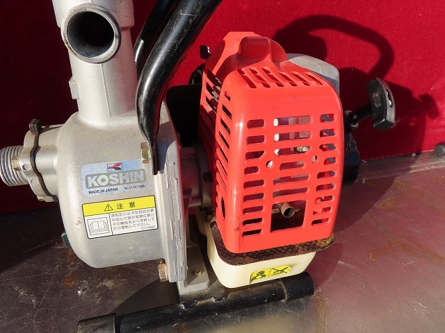 Y☆KOSHIN 工進 KM-25　25L-AAA-0　HIDELS PUMP ハイデルスポンプ　圧縮確認OK_画像7