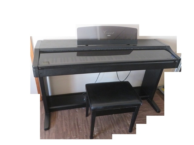 KORG コルグ Concert C-16 電子ピアノ 鍵盤楽器 88 椅子付 ◎作動品 引取限定 大阪和泉市_画像1