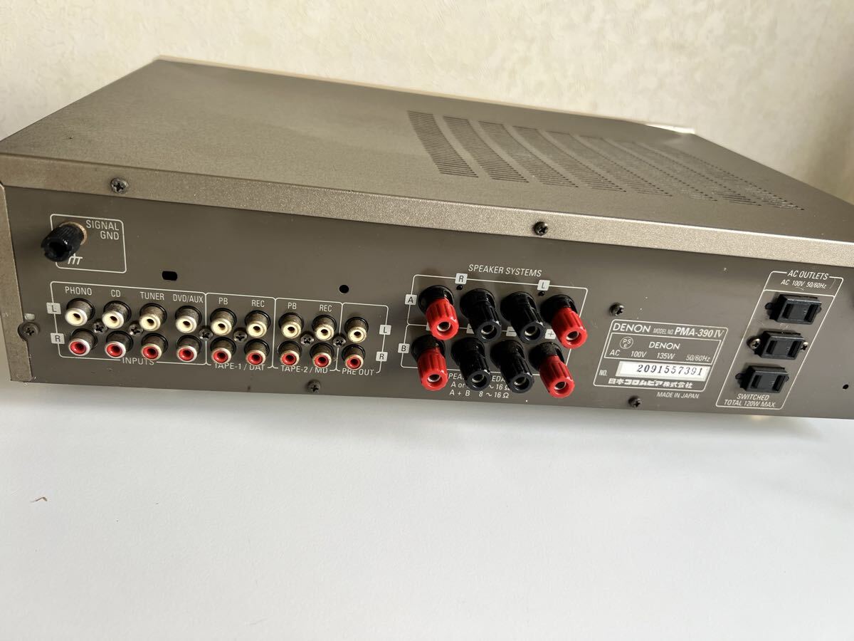 DENON PMA-390IV プリメインアンプ デノン （11284）_画像9