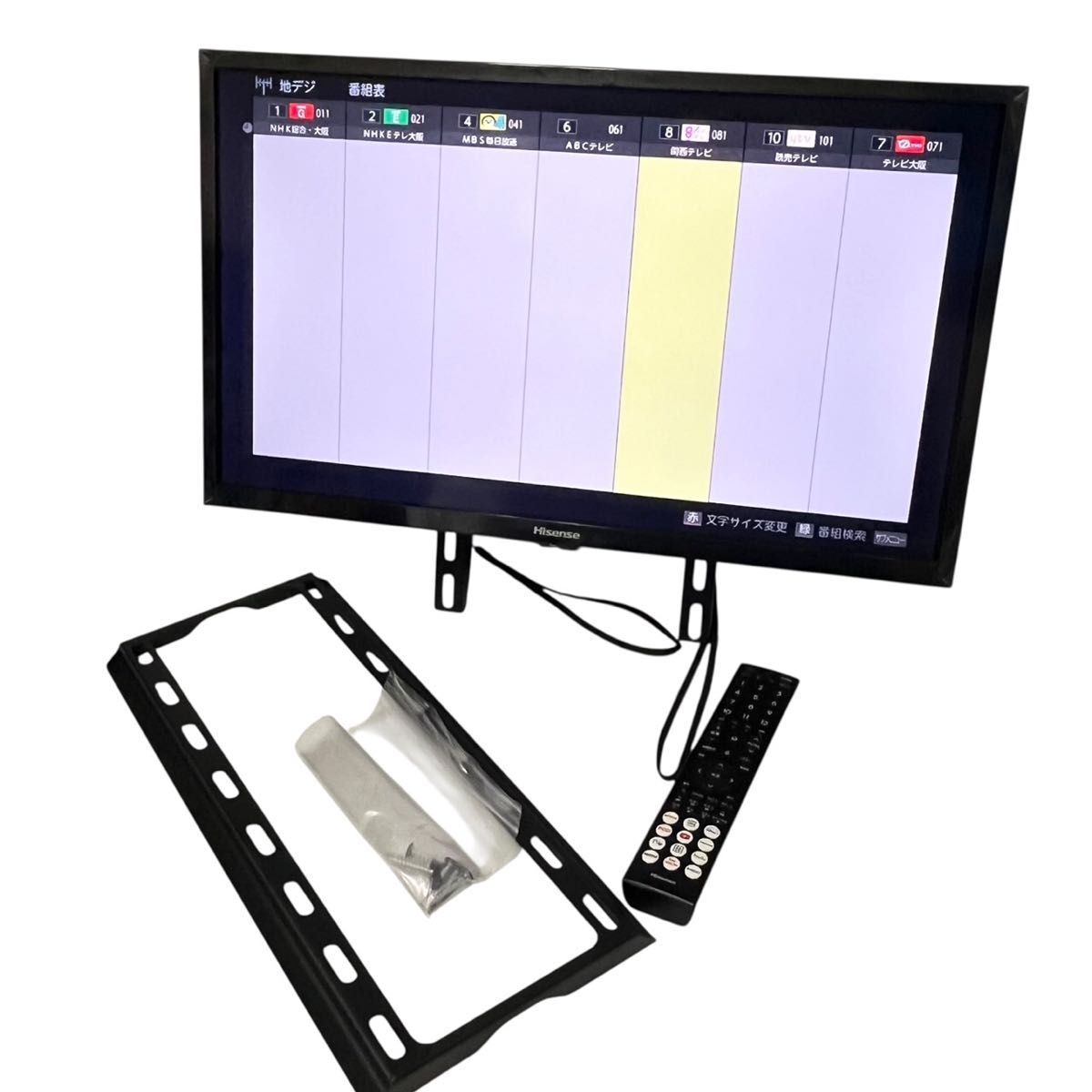 【美品】 Hisense 24A4N ハイセンス液晶テレビ24V型 壁掛け用　24年製_画像1