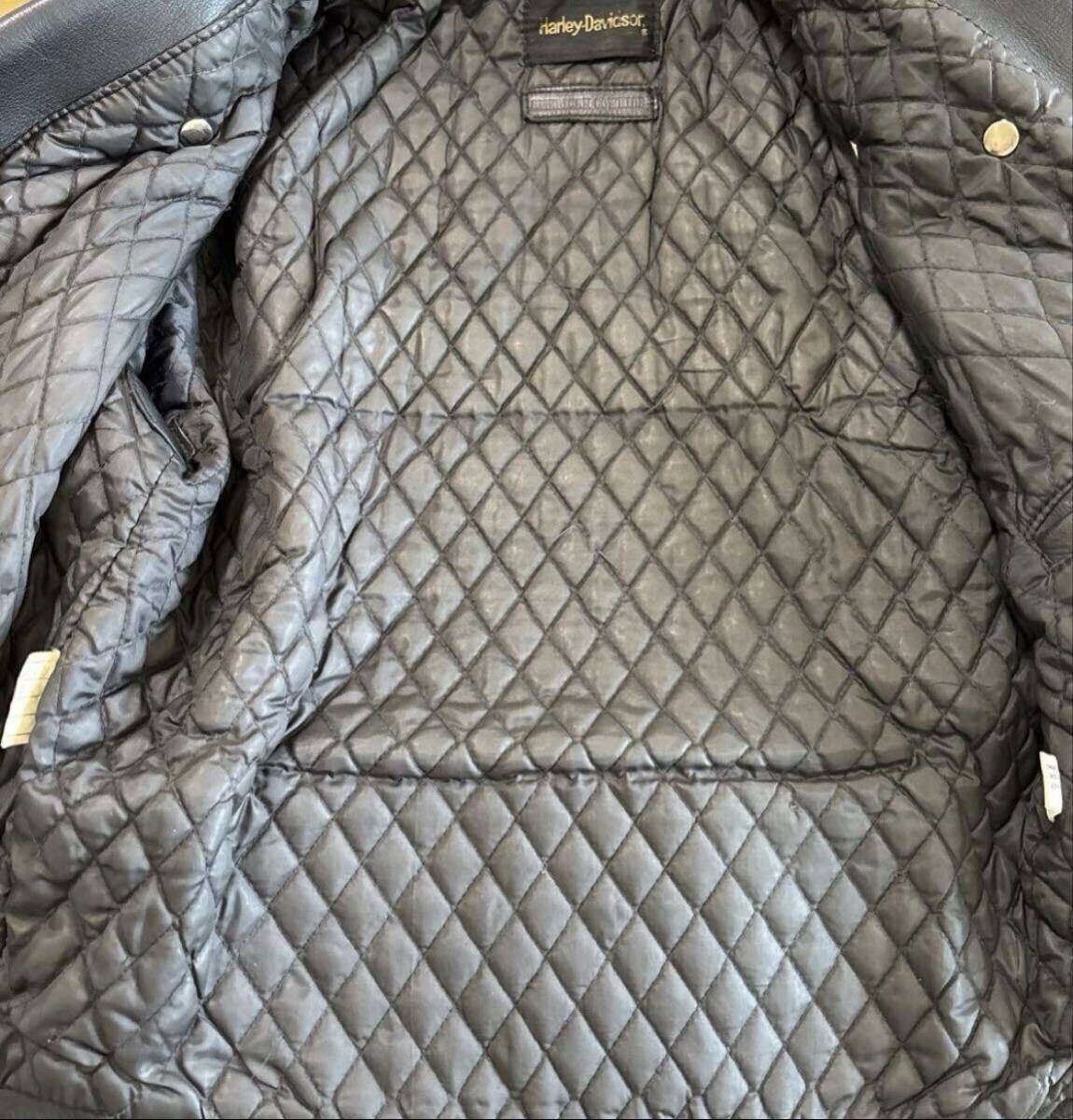 80s Harley Davidson Double Riders Jacket 本革 ライダース　レザージャケット ダブルライダース　ハーレー_画像8