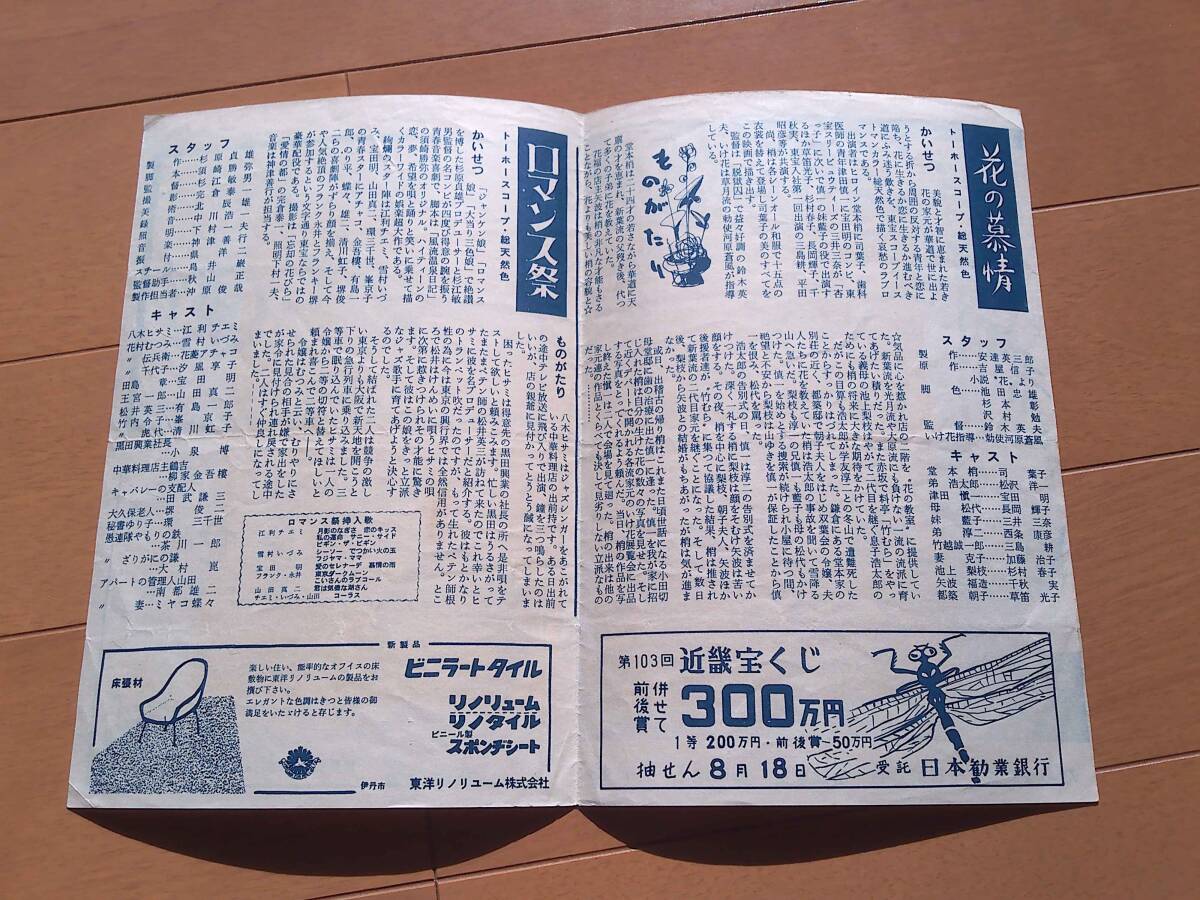 風流温泉日記　なんば東宝他　　仲代達矢11/8没_画像2