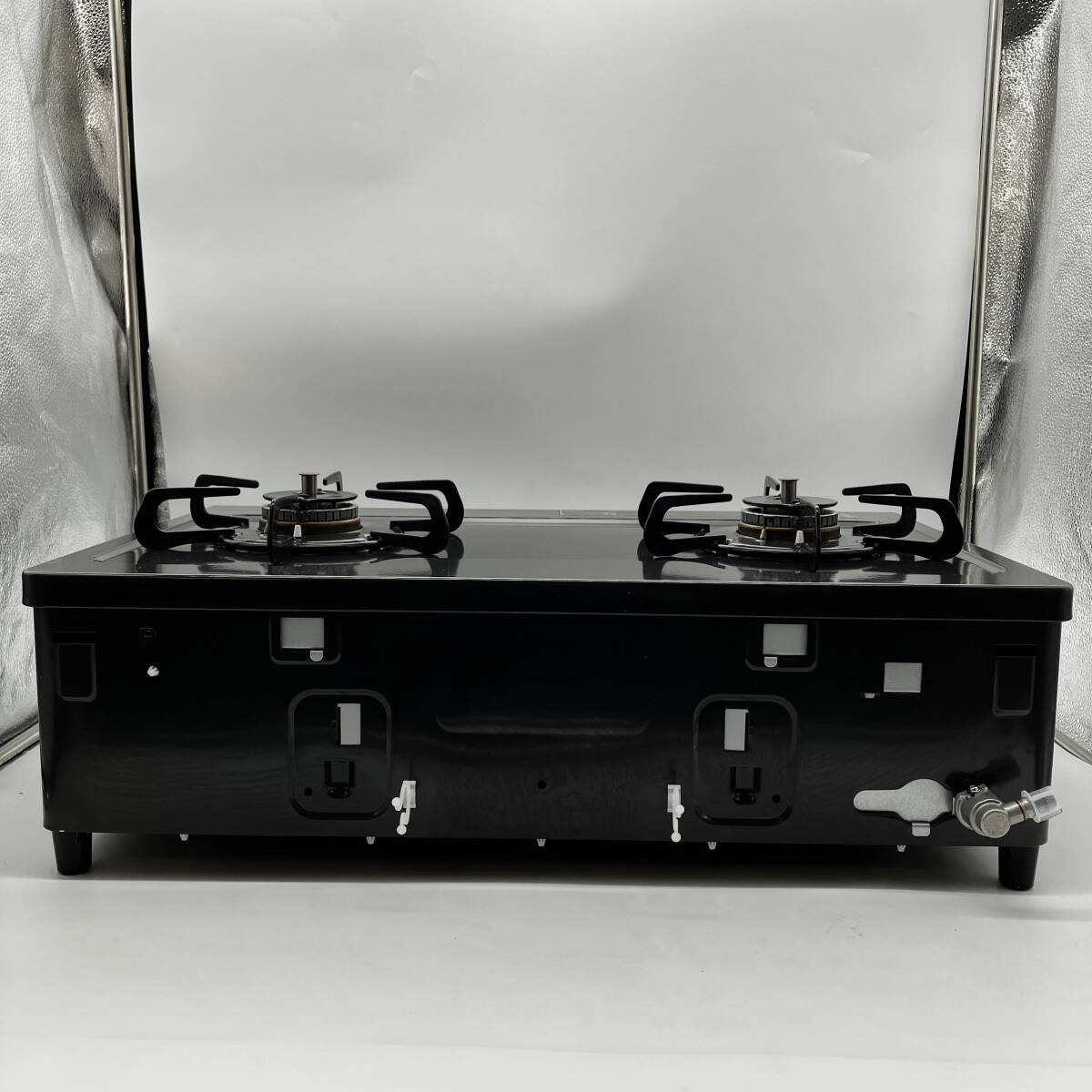  1109-11【美品】ガスコンロ★パロマ★PA-210B-1L★2022年★グリルなし★都市ガス★左強火★動作確認済★ガステーブル _画像6