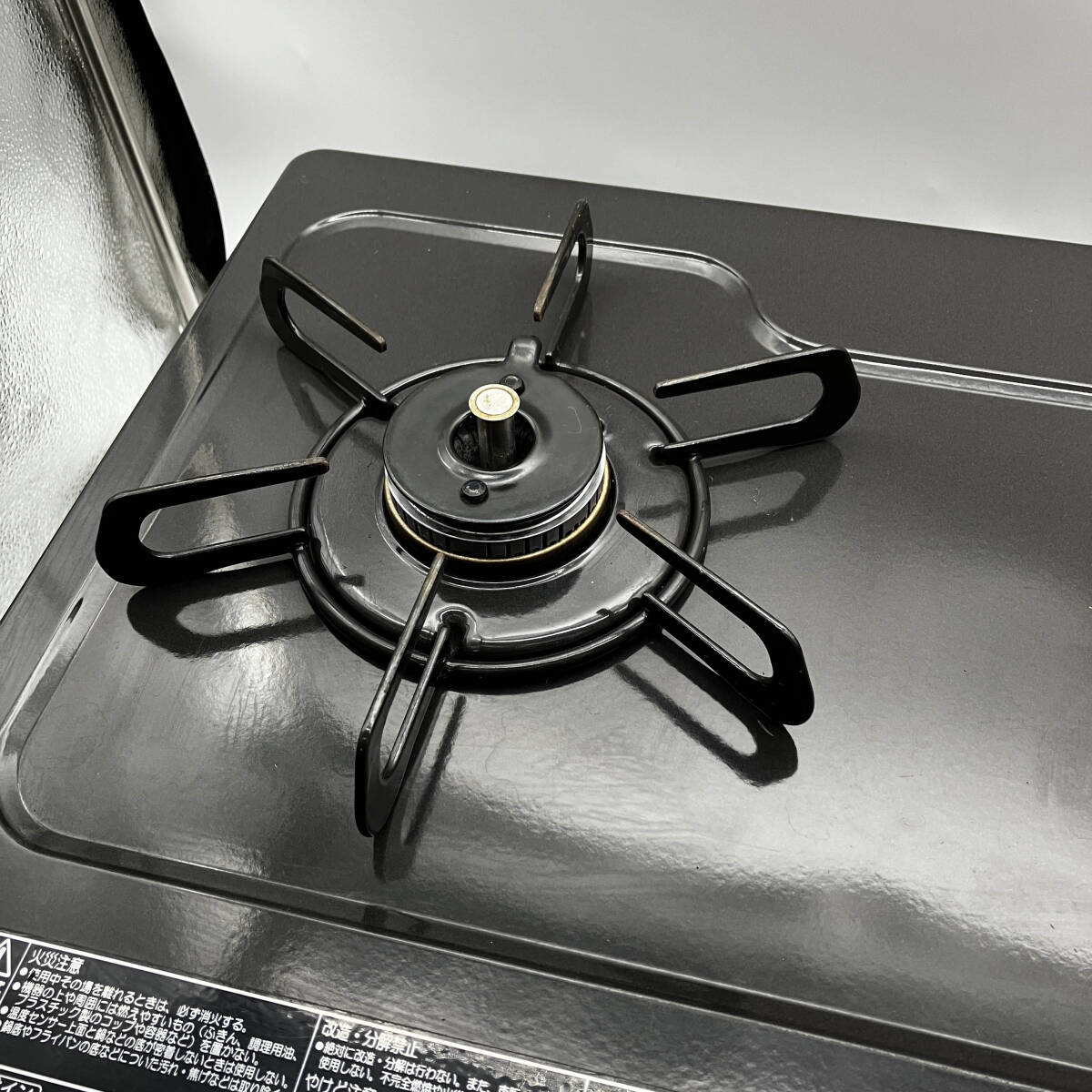  1109-11【美品】ガスコンロ★パロマ★PA-210B-1L★2022年★グリルなし★都市ガス★左強火★動作確認済★ガステーブル _画像3