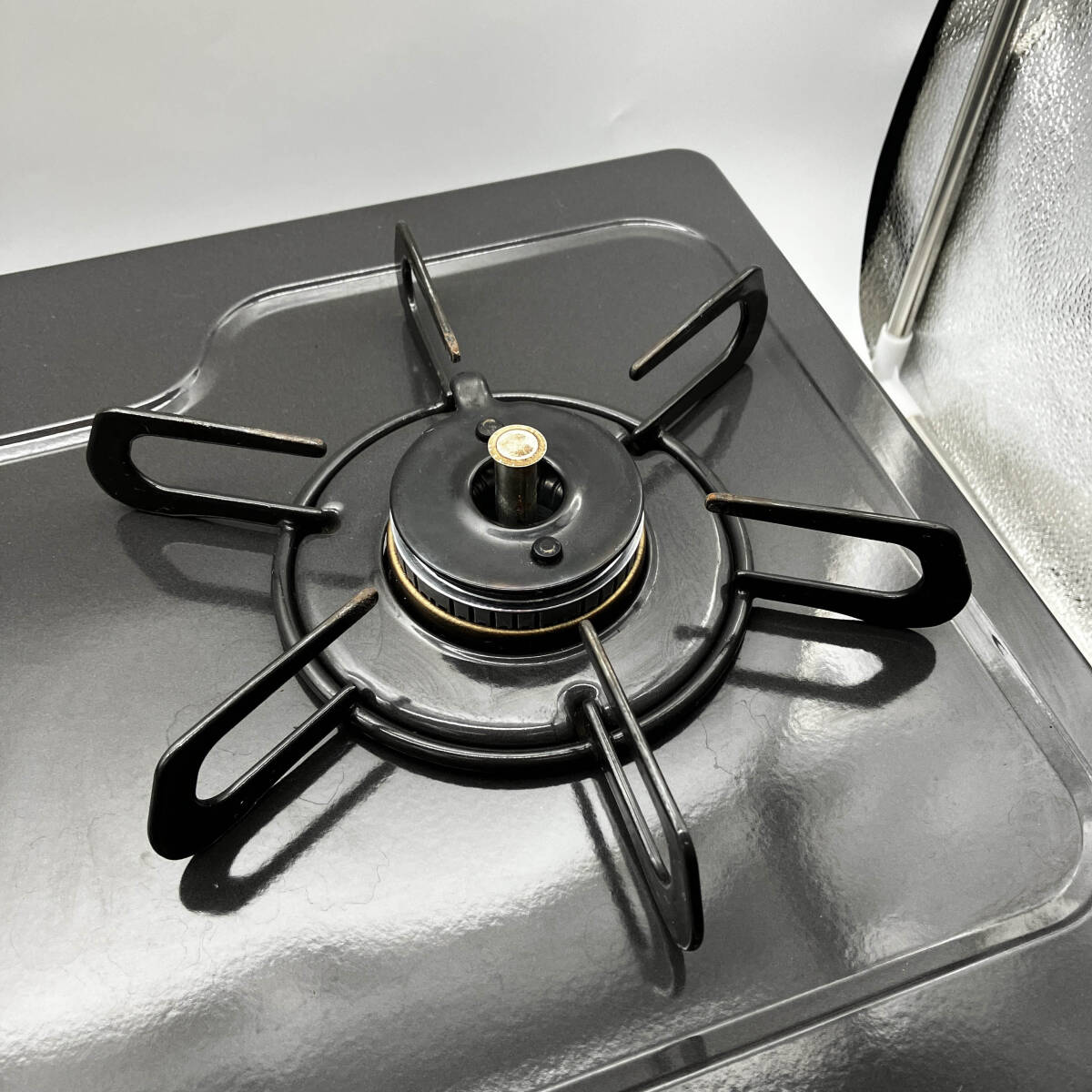  1109-11【美品】ガスコンロ★パロマ★PA-210B-1L★2022年★グリルなし★都市ガス★左強火★動作確認済★ガステーブル _画像4