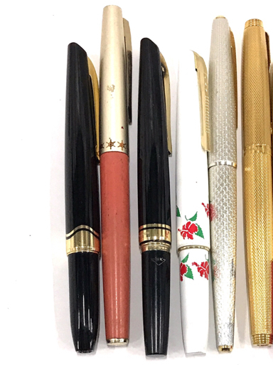 1円 パイロット エリート ペン先 18K 他 プラチナ / パーカー ペン先 14K 等 万年筆 筆記用具 文房具 事務用品 計9点_画像2