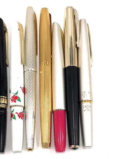 1円 パイロット エリート ペン先 18K 他 プラチナ / パーカー ペン先 14K 等 万年筆 筆記用具 文房具 事務用品 計9点_画像3