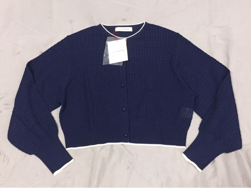 チャイルドウーマン 長袖 カーディガン 他 ビュルデサボン 半袖 ニット 等 フリーサイズ レディース トップス 計3点_画像2