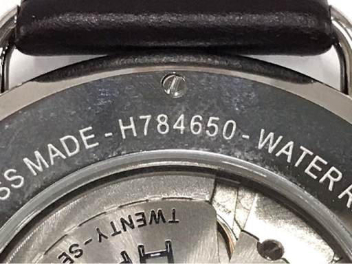 ハミルトン カーキ ネイビー パイオニア H784650 自動巻き 腕時計 デイト スモールセコンド メンズ 稼働 HAMILTON_画像9