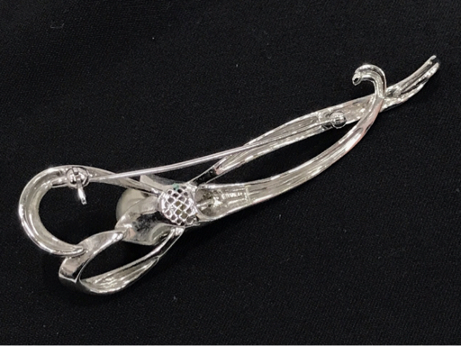 1円 金具 SILVER 純銀 SV925 含 パール シルバーカラー メッキ 他 ブローチ 等 イミテ アクセサリー 総重量約19.4kg_画像3