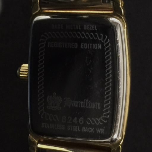 ハミルトン ベントン クォーツ 腕時計 スモセコ スモールセコンド 6246 レディース 社外ブレス HAMILTON_画像4
