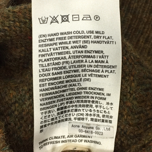 アクネストゥディオズ サイズ S 180/96A 長袖 ウール ニット セーター メンズ 羊毛 100％ トップス Acne Studios_画像7