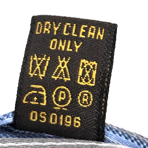 ルイヴィトン モノグラム 斜めストライプ シルク ネクタイ グレー×ブルー系 全長約151cm メンズ LOUIS VUITTON_画像5