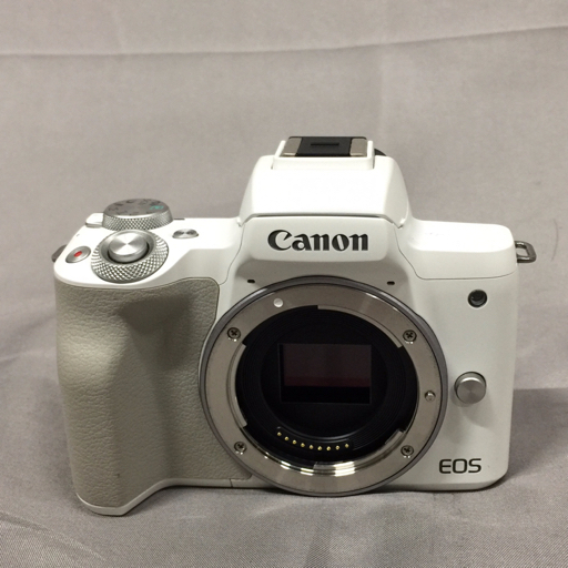 1 иен Canon EOS Kiss M2 белый беззеркальный однообъективный зеркальный EF-M 22mm линзы аккумулятор с зарядным устройством .C300854