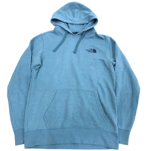 ザ・ノース・フェイス 721556 サイズ S/P 長袖 裏起毛 ロゴプリント プルオーバーパーカー メンズ THE NORTH FACE_画像1