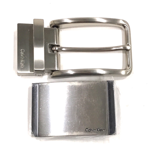 カルバンクライン リバーシブル レザーベルト 74312 替えバックル メンズ ファッション小物 保存箱付き Calvin Klein_画像5