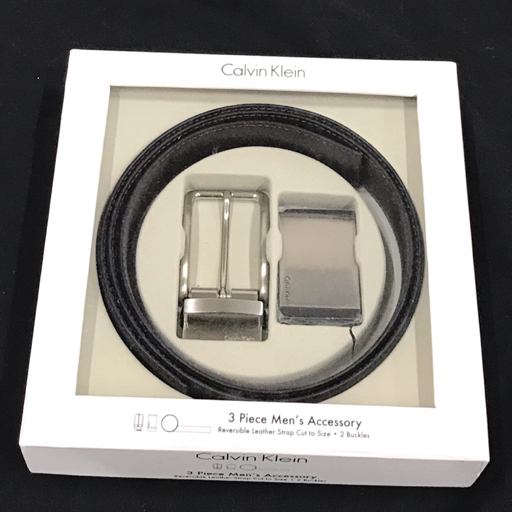 カルバンクライン リバーシブル レザーベルト 74312 替えバックル メンズ ファッション小物 保存箱付き Calvin Klein_画像6