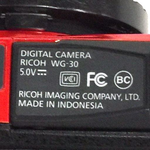 1円 RICOH WG-30 コンパクトデジタルカメラ リコー 光学機器 バッテリー付属 現状品_画像5