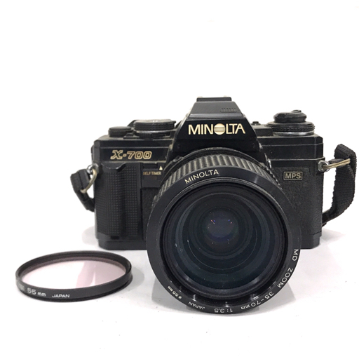 1円 MINOLTA X-700 MD ZOOM 35-70mm 1:3.5 一眼レフ フィルムカメラ ミノルタ ズームレンズ 光学機器 ジャンク_画像1
