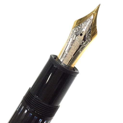 モンブラン マイスターシュテュック No.149 万年筆 ペン先 18K / 750 吸入式 149NEW 字幅EF 付属品あり A21129_画像2