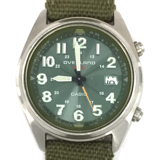 送料360円 カシオ オーバーランド ウェーブセプター タフソーラー 腕時計 0VW-100BJ CASIO QH114-146 同梱NG_画像1
