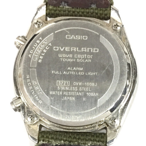 送料360円 カシオ オーバーランド ウェーブセプター タフソーラー 腕時計 0VW-100BJ CASIO QH114-146 同梱NG_画像2