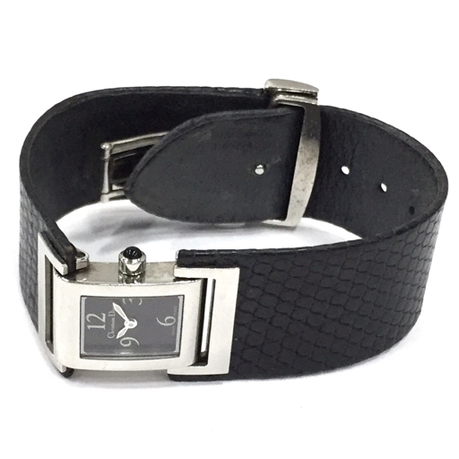 1 иен Christian Dior a-ru декоративный элемент D72-100 кварц женские наручные часы 2 стрелки чёрный циферблат не работа Christian Dior