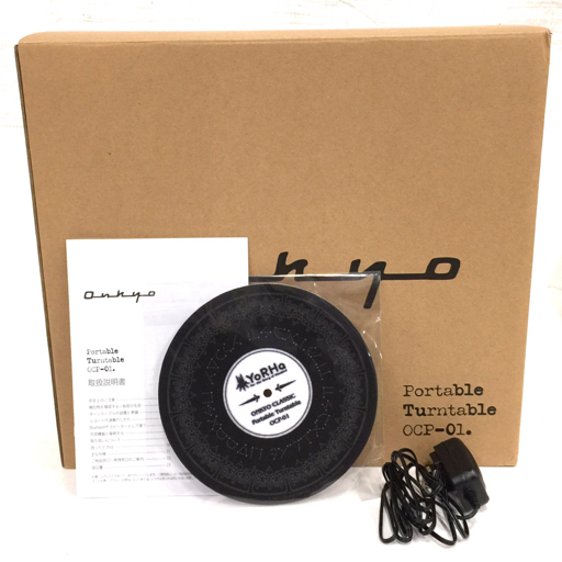 ONKYO OCP-01 NieR:Automata コラボモデル ポータブルターンテーブル ニーア オートマタ 動作確認済_画像10