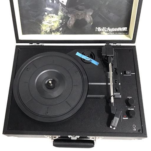 ONKYO OCP-01 NieR:Automata コラボモデル ポータブルターンテーブル ニーア オートマタ 動作確認済_画像2
