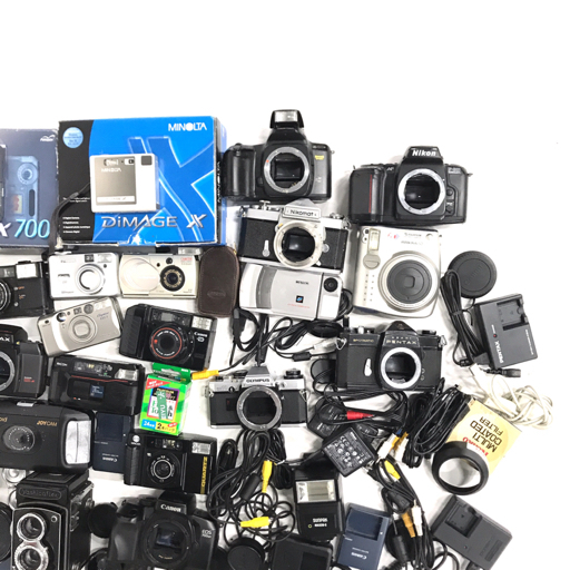 MINOLTA XE OLYMPUS CAMEDIA C-730 Ultra Zoom 含む フィルム デジタル カメラ まとめセット_画像3