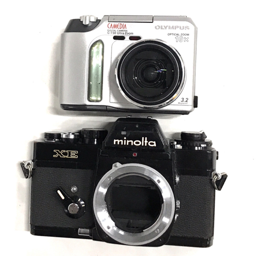 MINOLTA XE OLYMPUS CAMEDIA C-730 Ultra Zoom 含む フィルム デジタル カメラ まとめセット_画像6