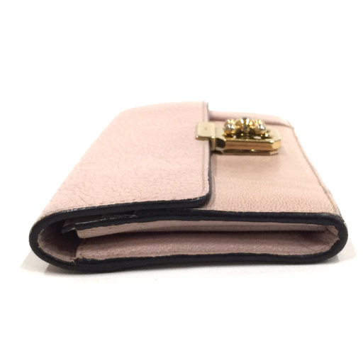 クロエ エルシー 長財布 ロングウォレット レディース ピンク系 ゴールドカラー金具 ブランド小物 chloe 現状品_画像3