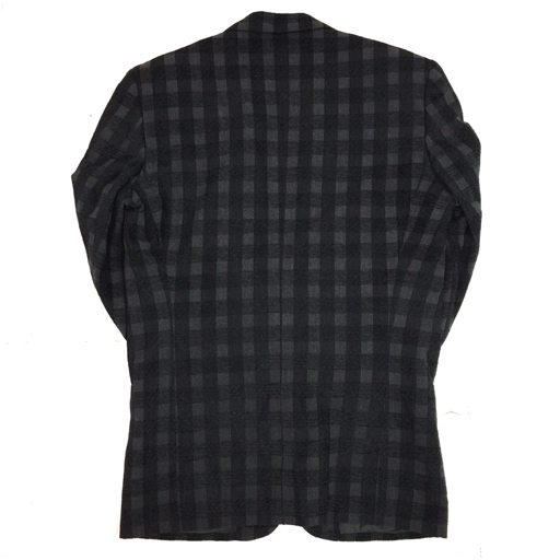 ジャンニヴェルサーチ サイズ 46 チェック柄 ジャケット パンツ メンズ スーツ セットアップ Gianni Versace,_画像3