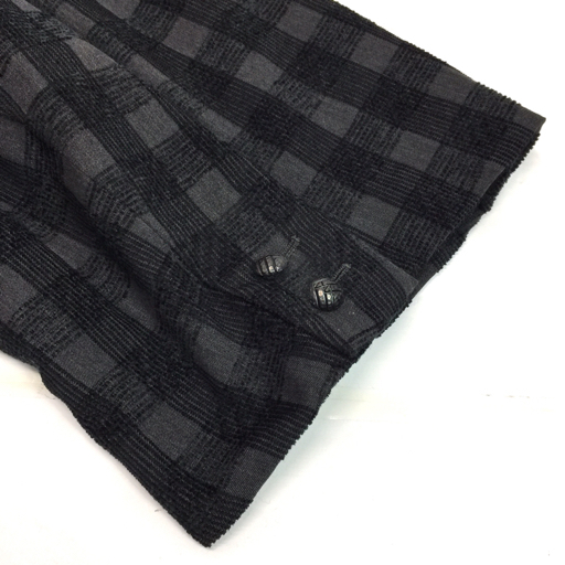 ジャンニヴェルサーチ サイズ 46 チェック柄 ジャケット パンツ メンズ スーツ セットアップ Gianni Versace,_画像4