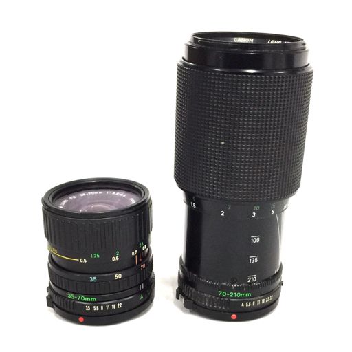 Canon A-1 FD 70-210mm F4 35-70mm F3.5-4.5 однообъективный зеркальный пленочный фотоаппарат линзы рабочее состояние подтверждено QG121-5