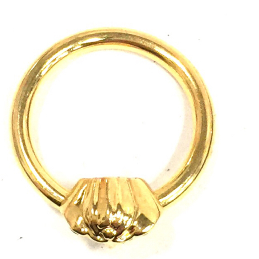 1円 ヴェルサーチ メデューサ リング 指輪 サイズ #15 アクセサリー ゴールドカラー イタリア製 VERSACE 現状品_画像3