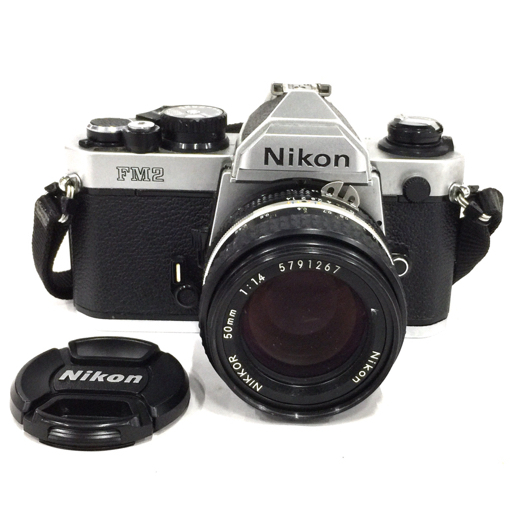 1 иен Nikon New FM2 NIKKOR 50mm 1:1.4 однообъективный зеркальный ручной диапазон фокусировки пленочный фотоаппарат оптическое оборудование C051336