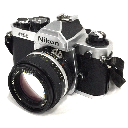 1 иен Nikon New FM2 NIKKOR 50mm 1:1.4 однообъективный зеркальный ручной диапазон фокусировки пленочный фотоаппарат оптическое оборудование C051336