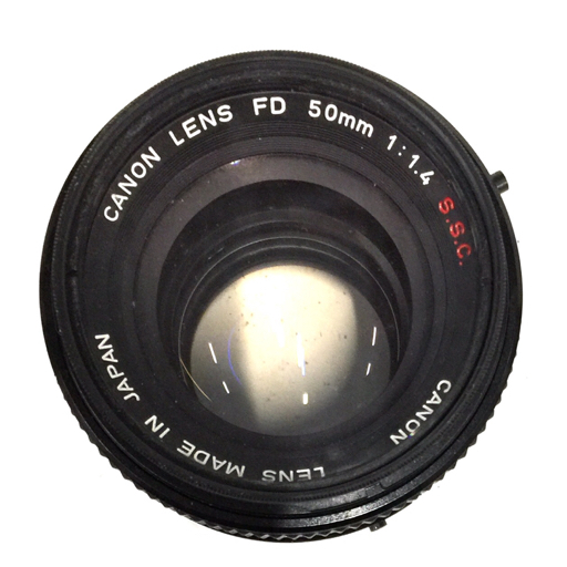 1 иен Canon A-1 FD 50mm 1:1.4 S.S.C. однообъективный зеркальный ручной диапазон фокусировки пленочный фотоаппарат оптическое оборудование Y388940-2