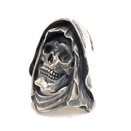 レギオメイド 925 Remains リング ヴェールを纏った亡骸モチーフ 指輪 14号 重量20.3g アクセサリー 保存袋付き_画像1