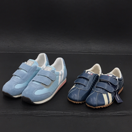 新品同様 パトリック 16cm EN8122 シュリー ベルクロ スニーカー 他 18cm E25006 マラソンブイ2 含 キッズ 計2点_画像1