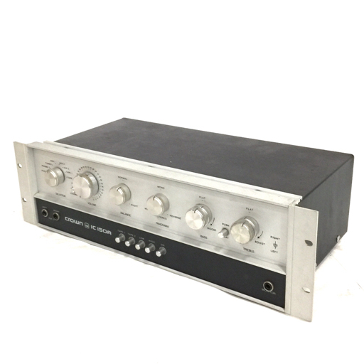 1円 CROWN クラウン IC 150A プリアンプ 通電確認済み 現状品 オーディオ機器_画像1