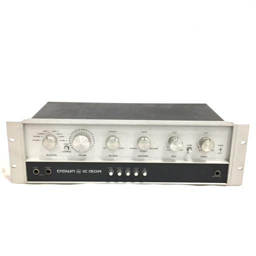 1円 CROWN クラウン IC 150A プリアンプ 通電確認済み 現状品 オーディオ機器_画像2