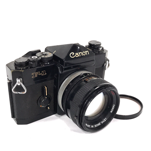 1 иен Canon F-1 FD 50mm F1.4 S.S.C. однообъективный зеркальный пленочный фотоаппарат линзы Junk 