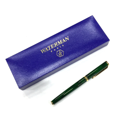 ウォーターマン ペン先 18K-750 万年筆 字幅 EF カートリッジ・コンバーター両用式 付属品あり 文房具 WATERMAN_画像1